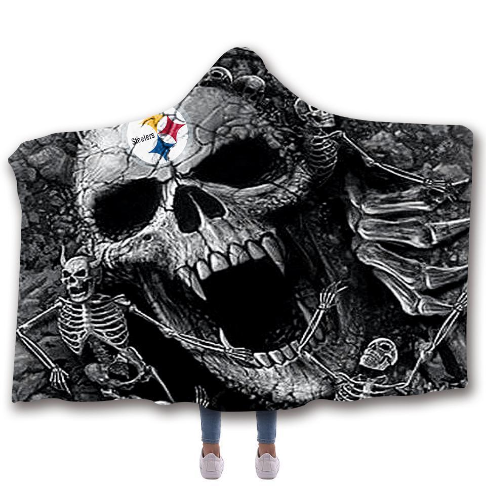 PITTSBURGH STEELERS CLASSIC 3D HOODED BLANKET