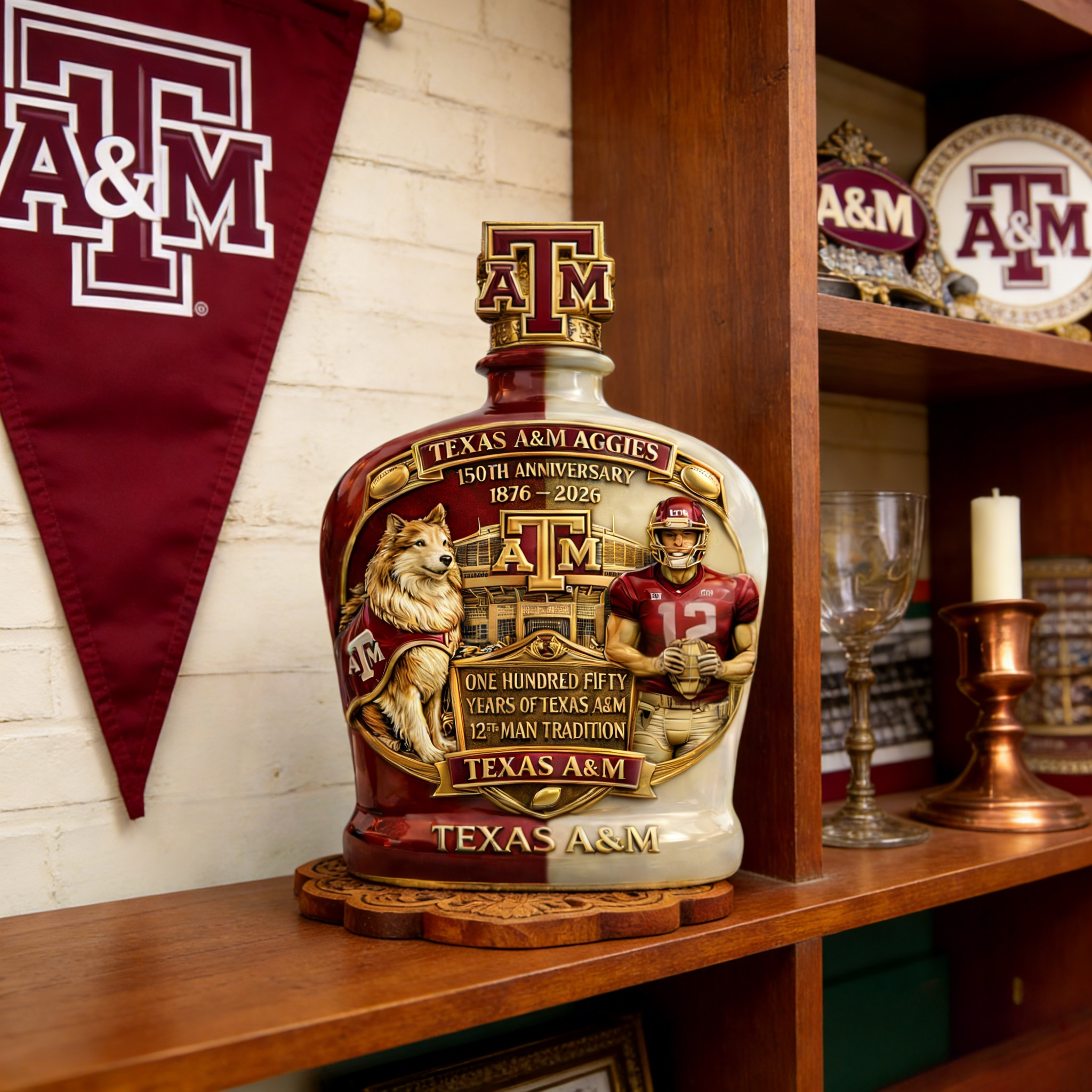 🏟️ Texas A&M Aggies 150th Anniversary Collector Bottle