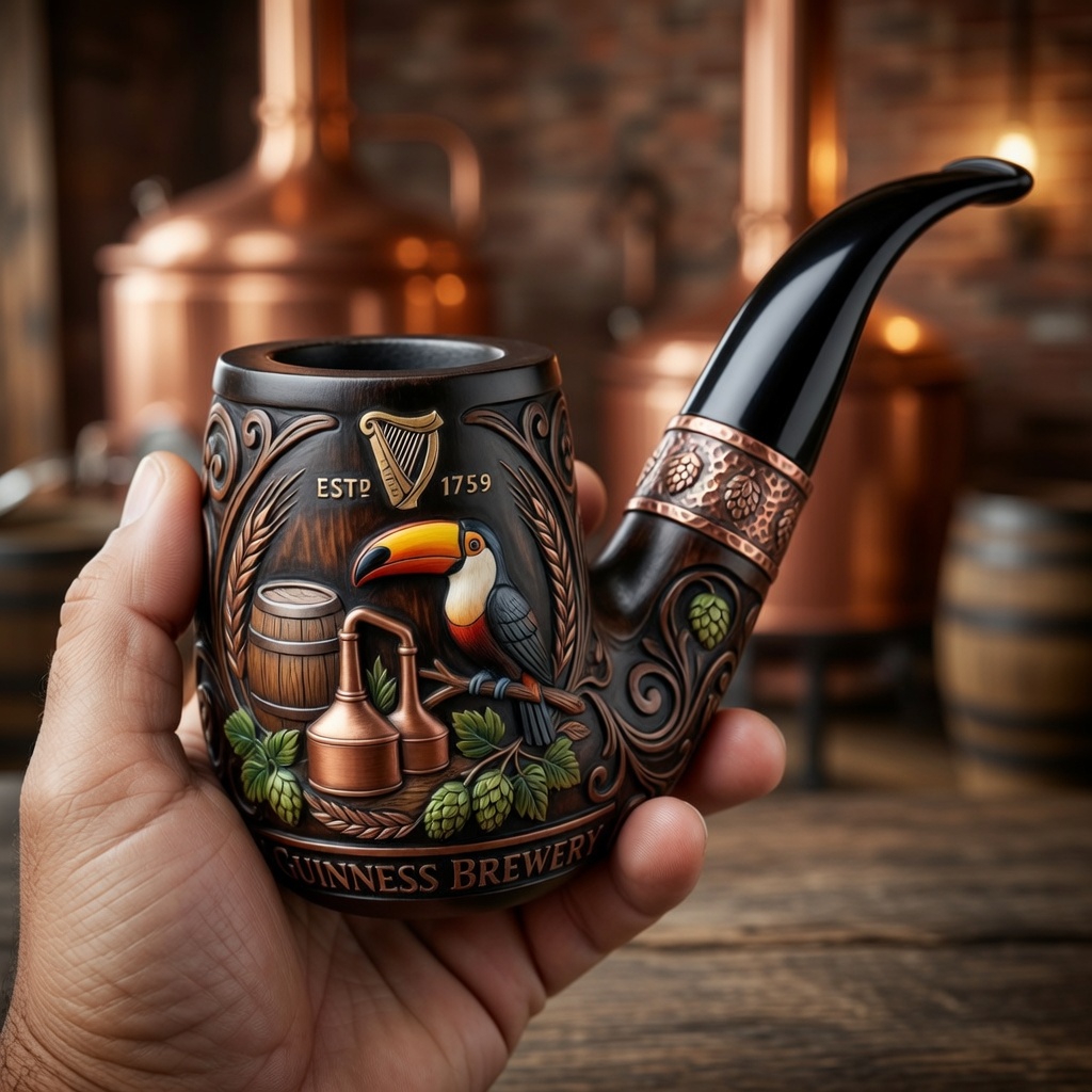 Guinness Brewery ESTD 1759  Collectible Pipe
