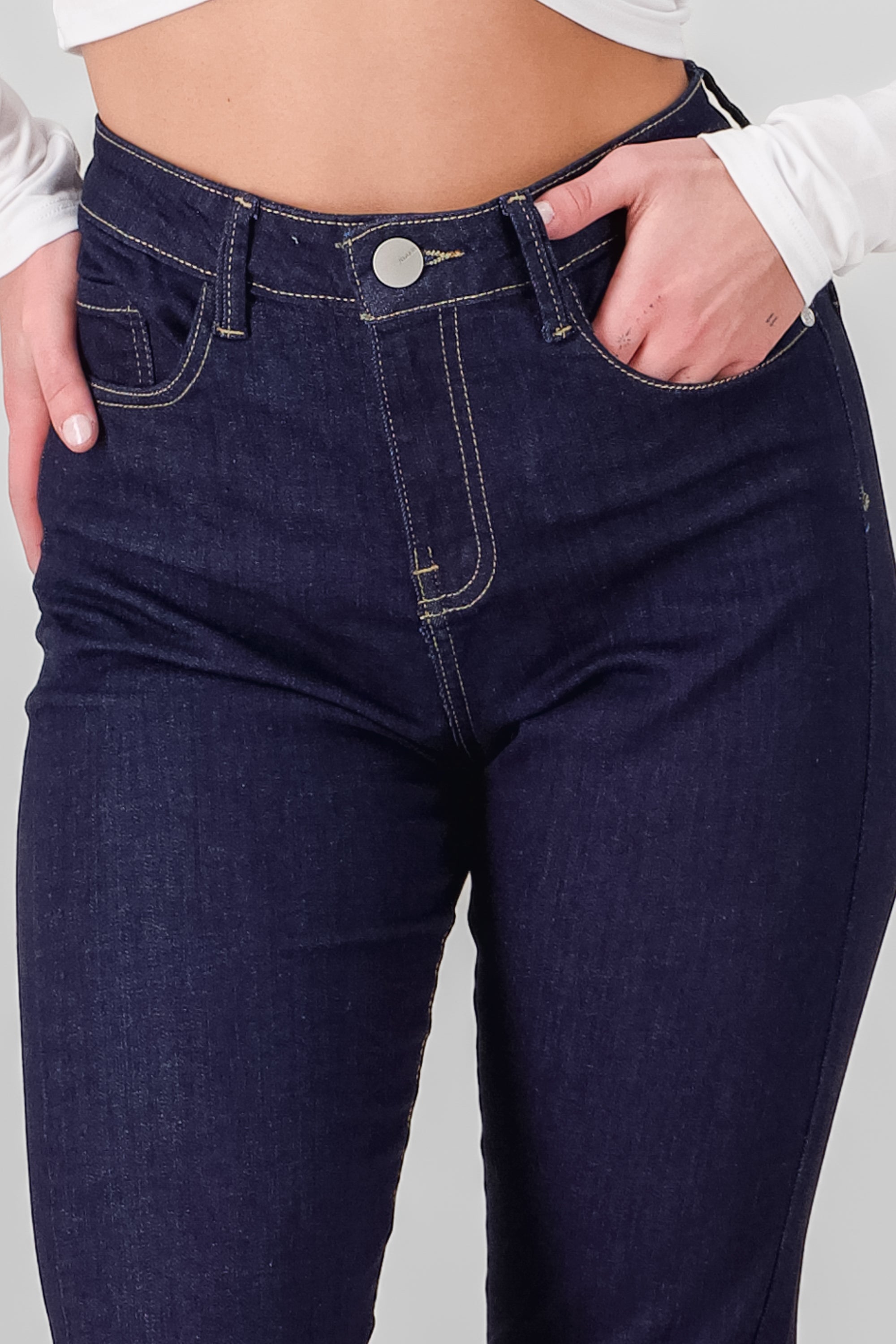 Solid Skinny Jeans