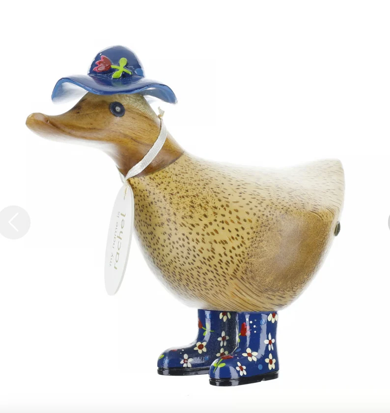Floral Hat & Boots Ducky's