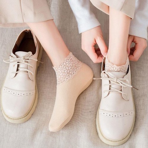 (💥49% OFF--Last Day Sale)--New Fashion Lace Warmer Socks(One size fit all)--BUY 2 SETS(set of 4 pairs) GET 10% OFF & FREE SHIPPING