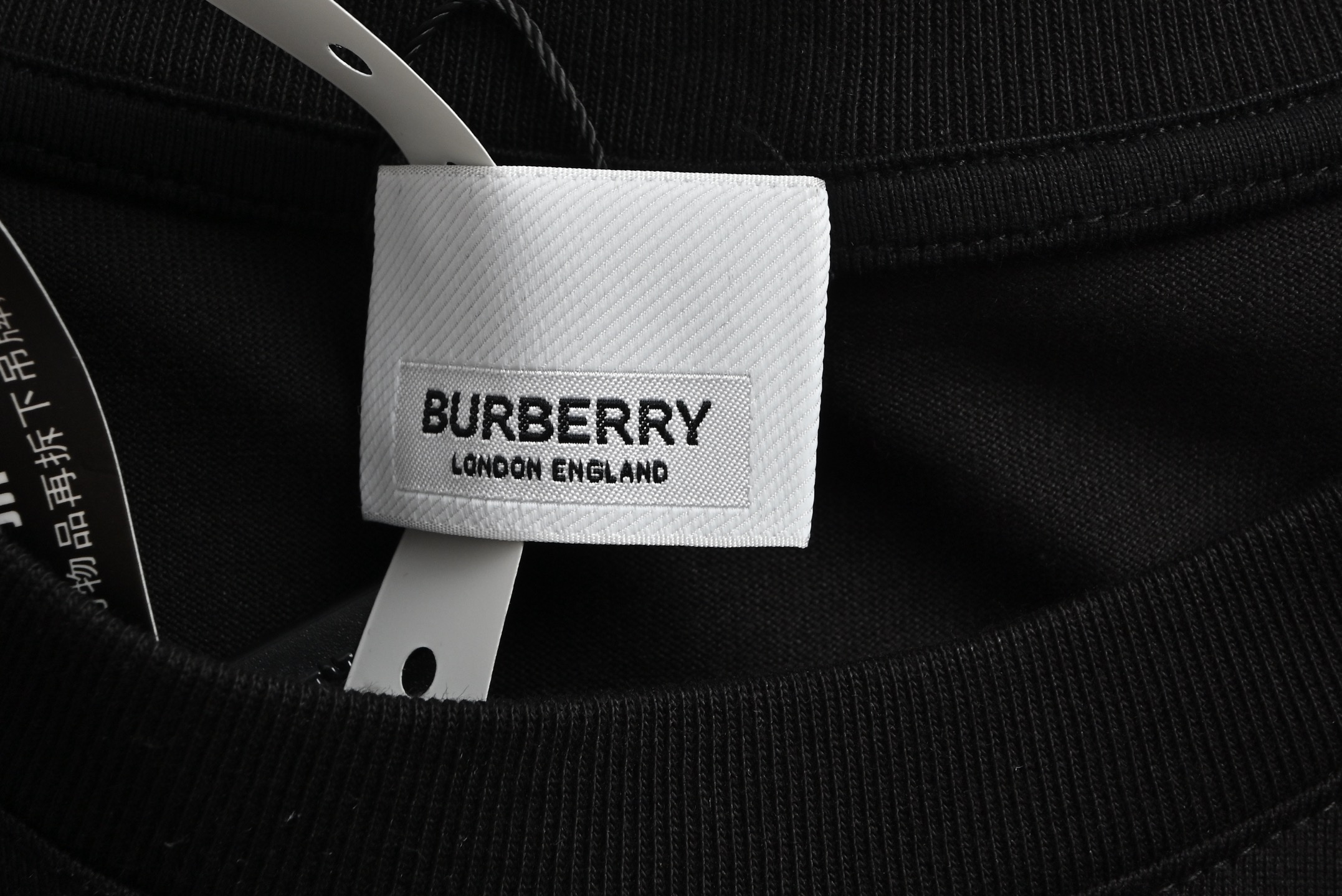 Burberry Check embroidered short sleeves