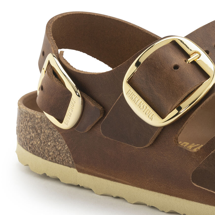 Milano Big Buckle Oiled Leather B-80814