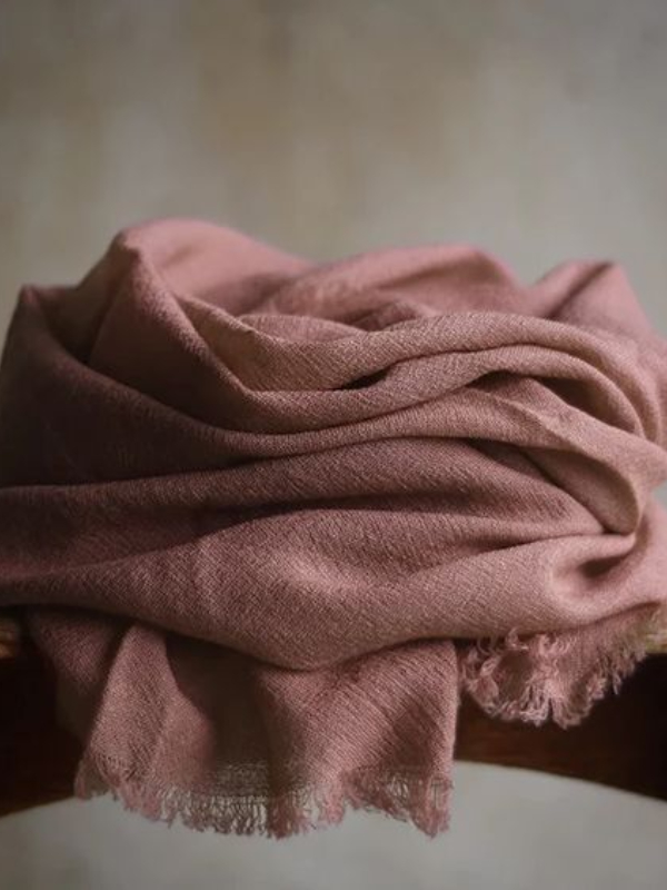 Vintage Frayed Hem Comfy Scarf