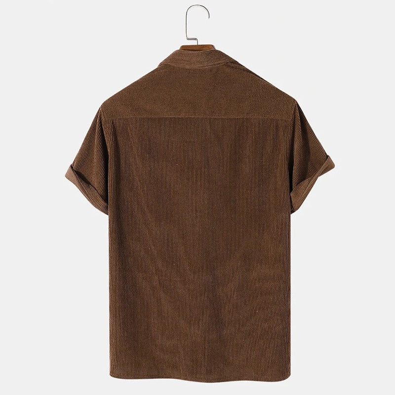 Men's Corduroy Polo Shirt