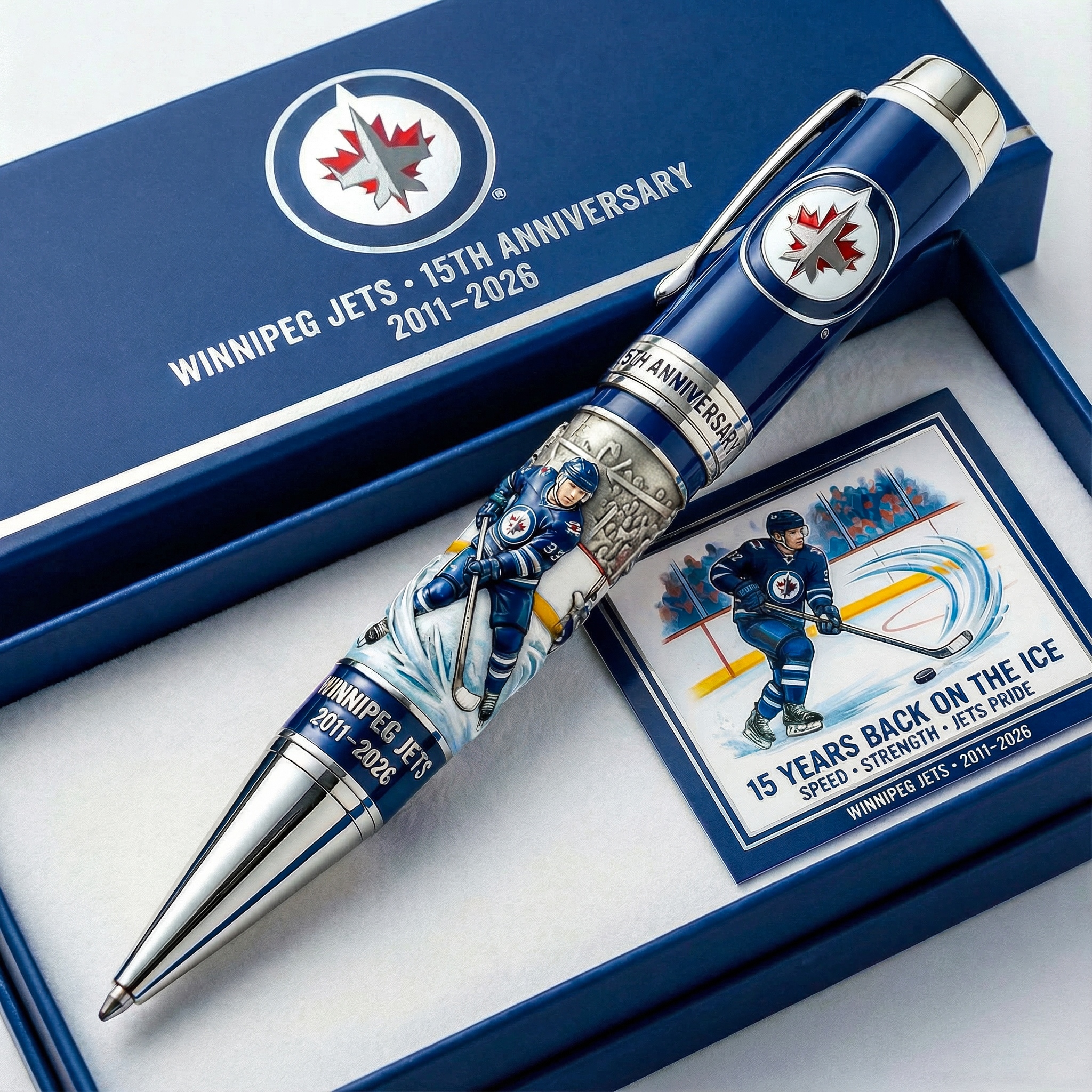 Winnipeg Jets 15th Anniversary Commemorative Pen
