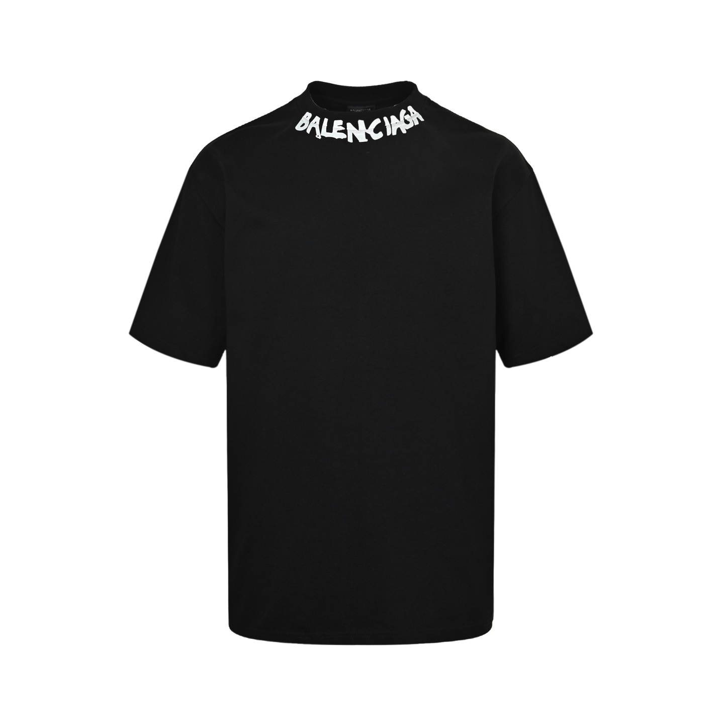 Balenciaga Neckline Letter Print Short Sleeve