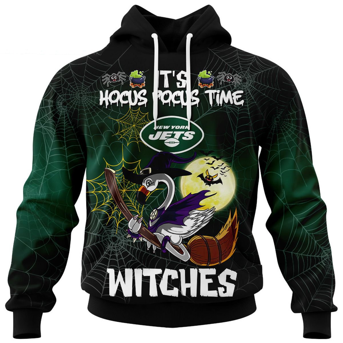 NEW YORK JETS 3D HOODIE HALLOWEEN002