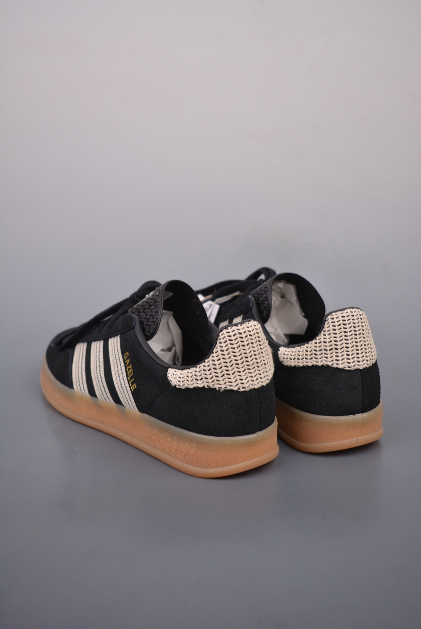 Adidas Gazelle Indoor Trainers Black Off-White JI2755