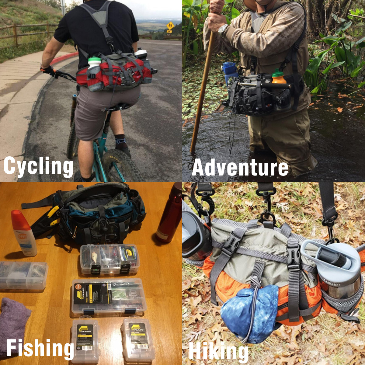 (🔥Last Day Promotion-SAVE 65% OFF)Ultralight Multifunctional Outdoor Hiking Camping Waist Bag-BUY 2 GET 10% OFF & FREE SHIPPING
