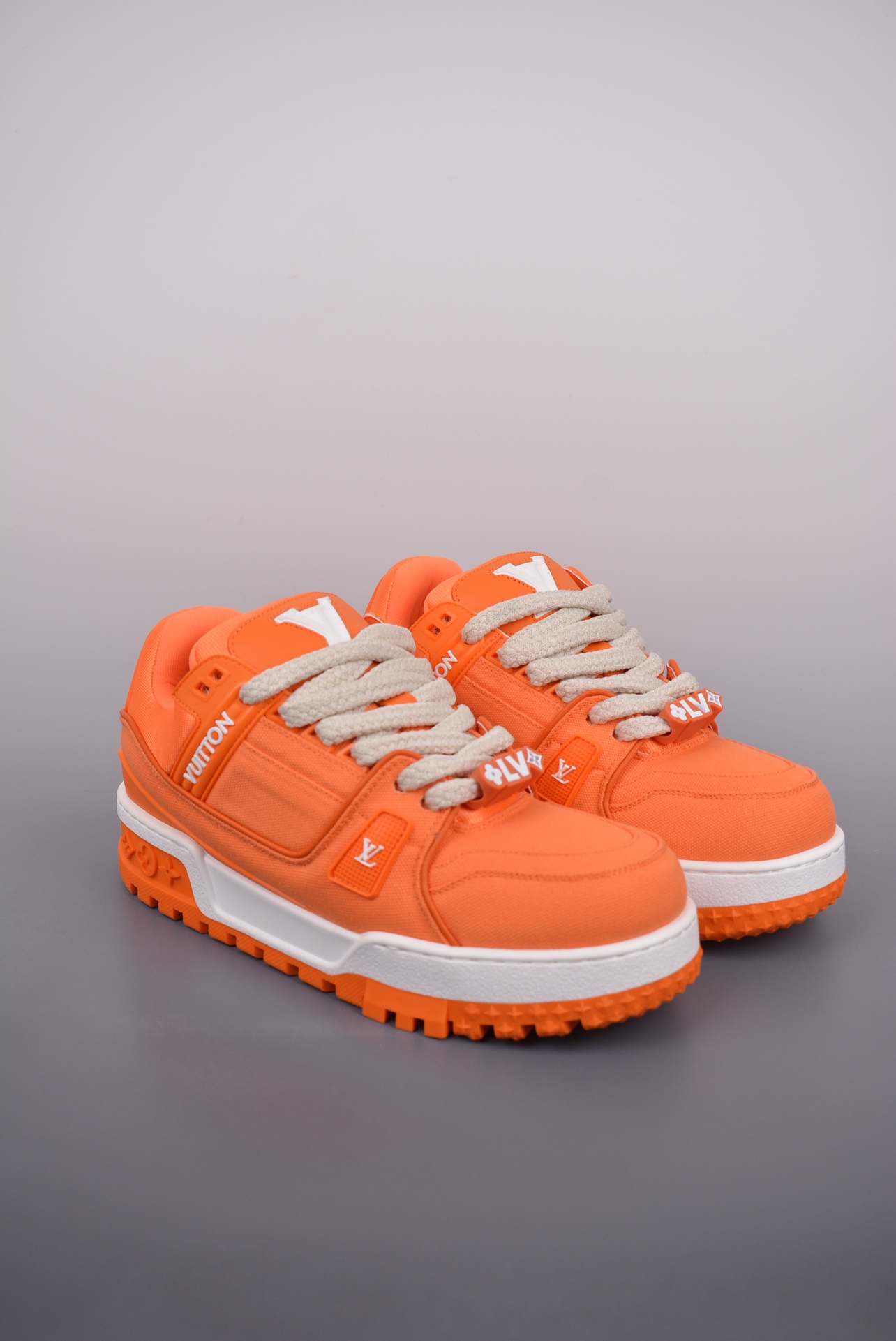 Louis Vuitton Trainer Maxi Low Sneaker Orange