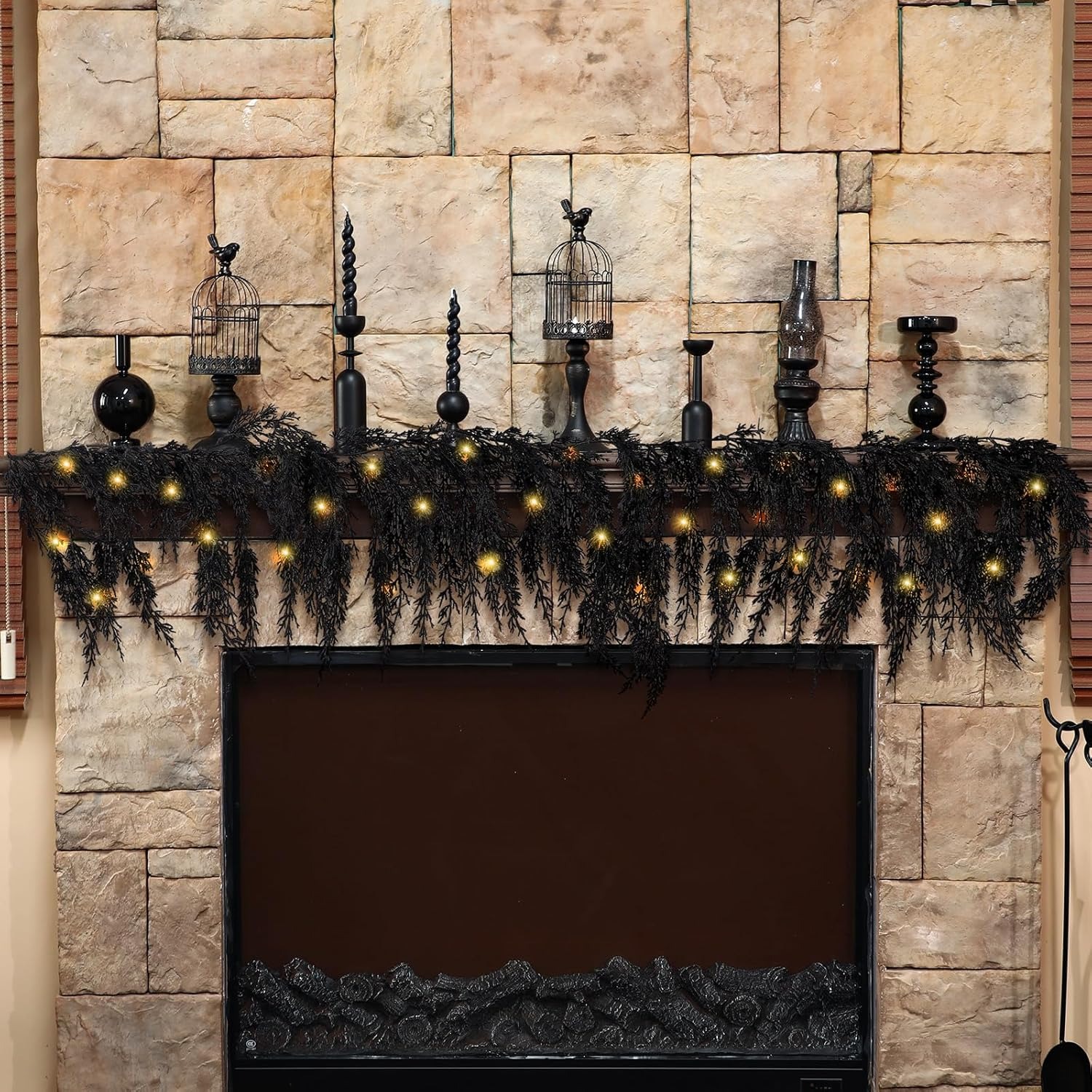 On Sale🔥6 FT Black Cypress Garland