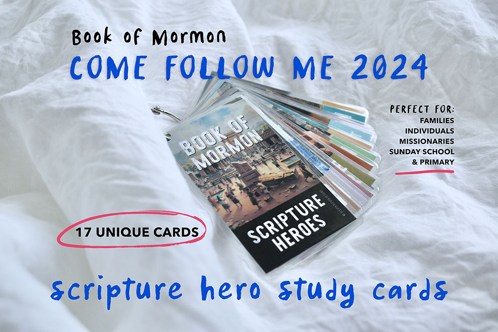 Book of Mormon Scripture Hero Cards