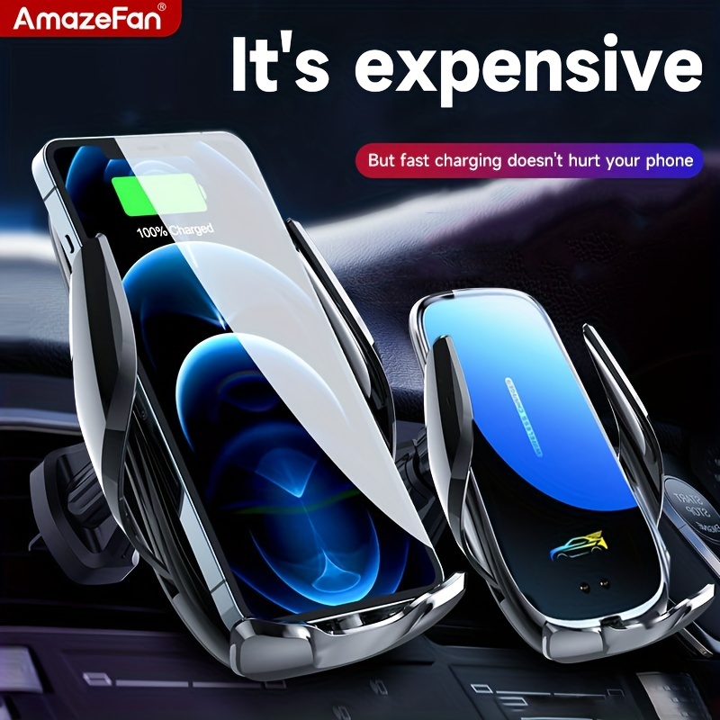 AmazeFan New Car Mount For Mobile Phone Holder Universal Wireless Charging Magnetic Multi-functional Navigation Auto-sensing