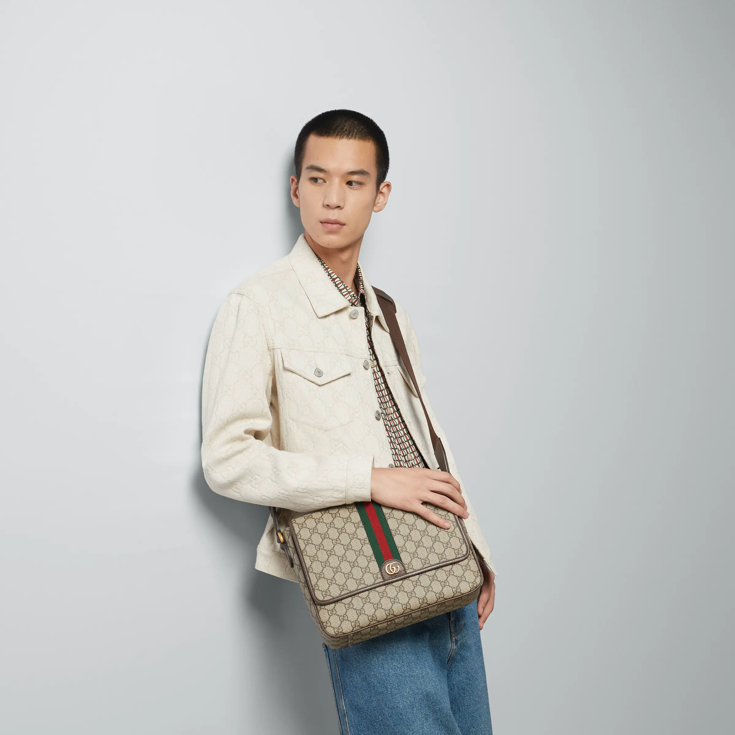Gucci Ophidia Medium Messenger Bag 761741 FACJQ 9741