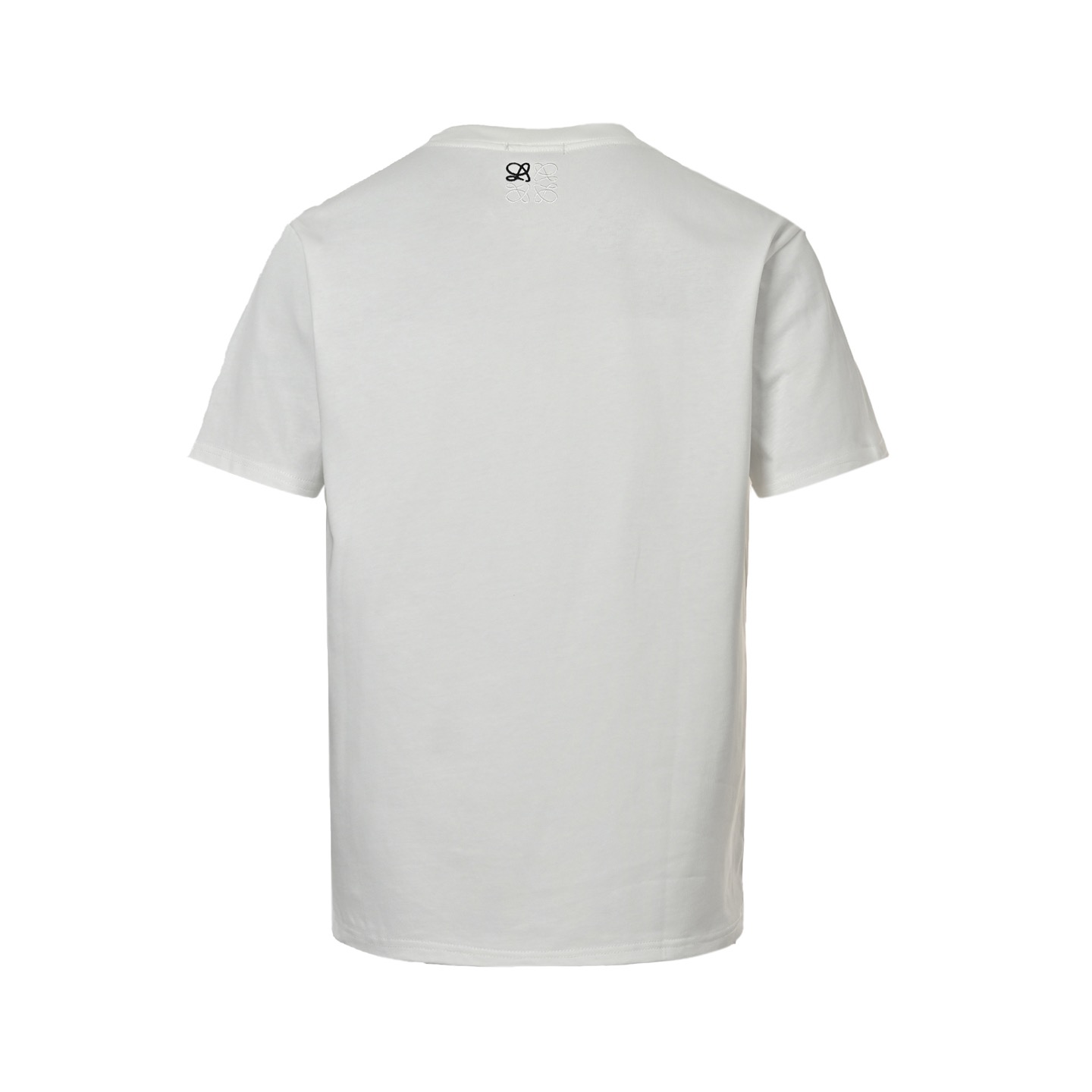 Loewe 25ss contrasting logo embroidered short sleeves