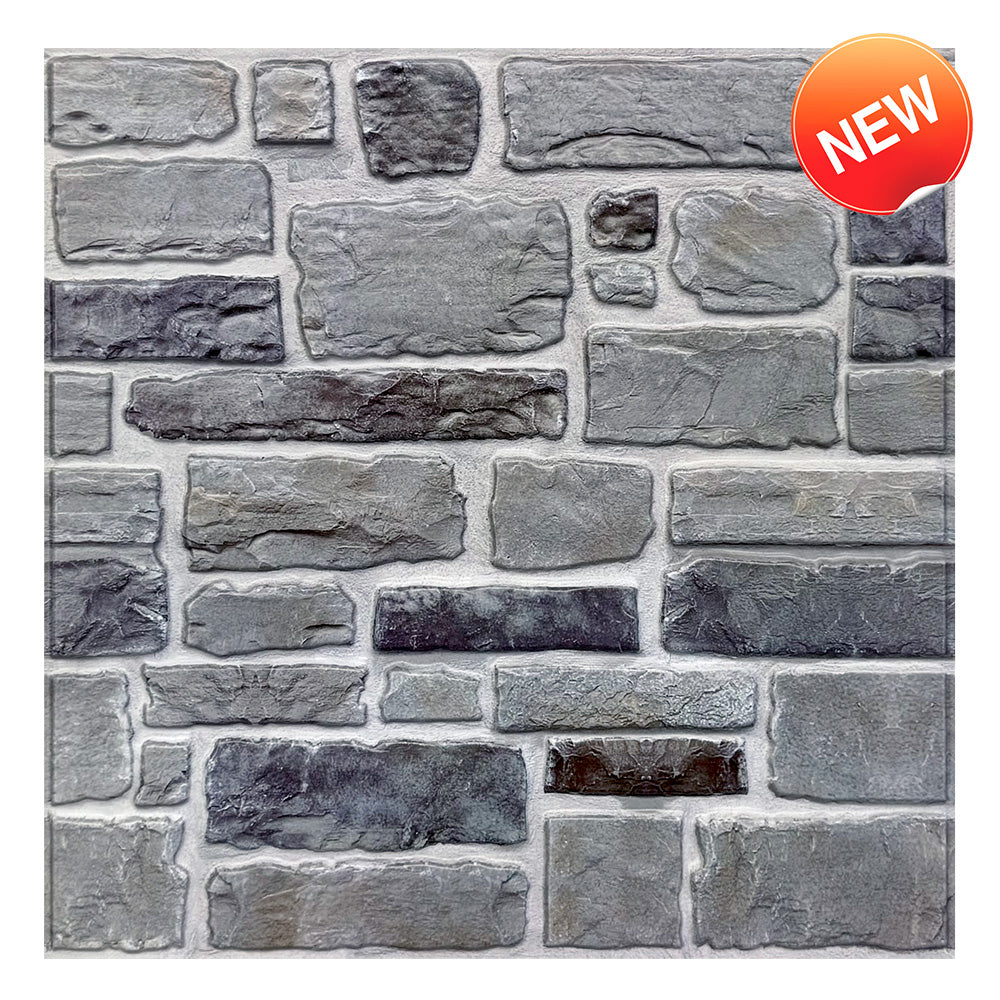 3D Ocean Mist Stone Peel and Stick Wall Tile