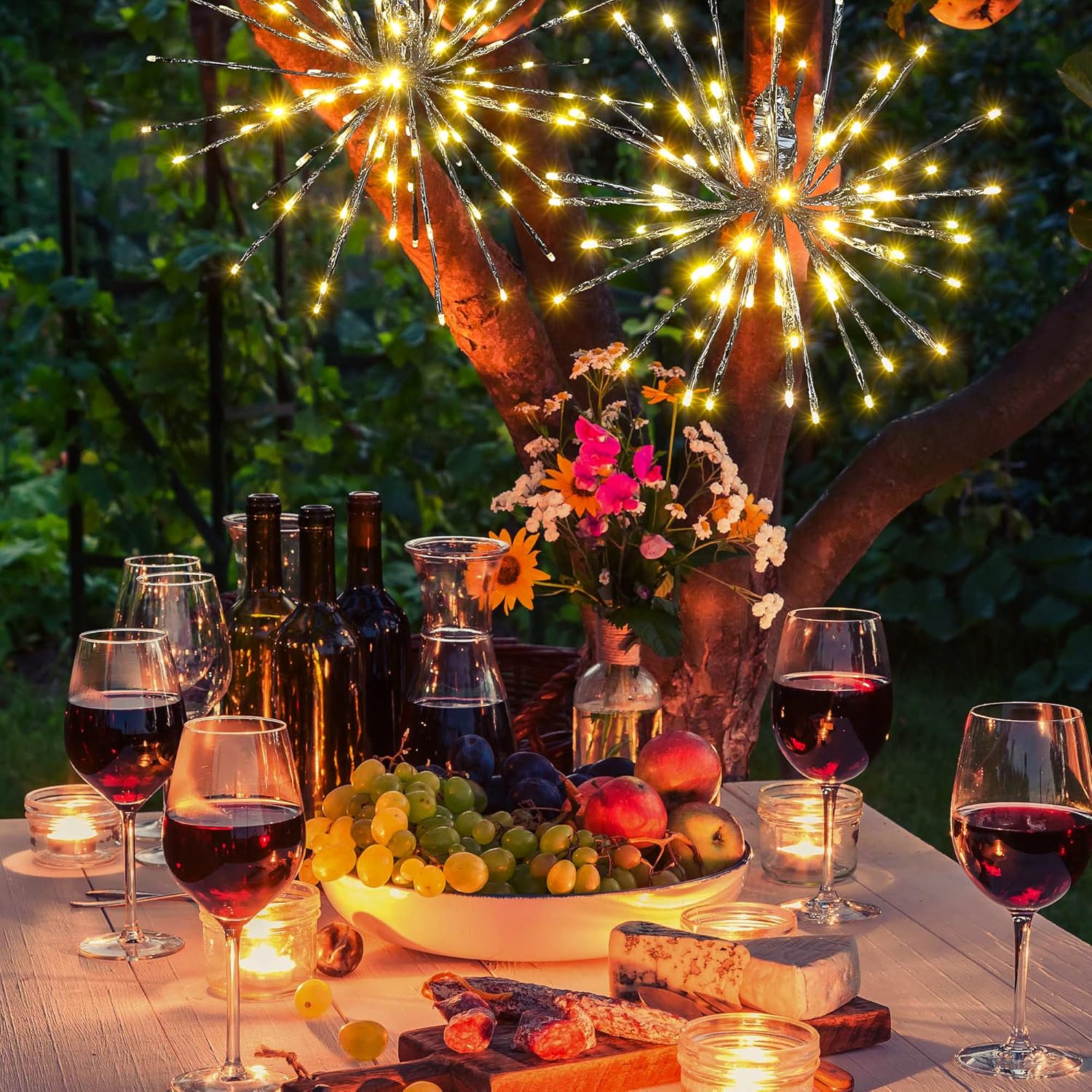 🔥CHRISTMAS ON SALE🔥Starburst Light Lighted Ball Holiday Porch Light Decor