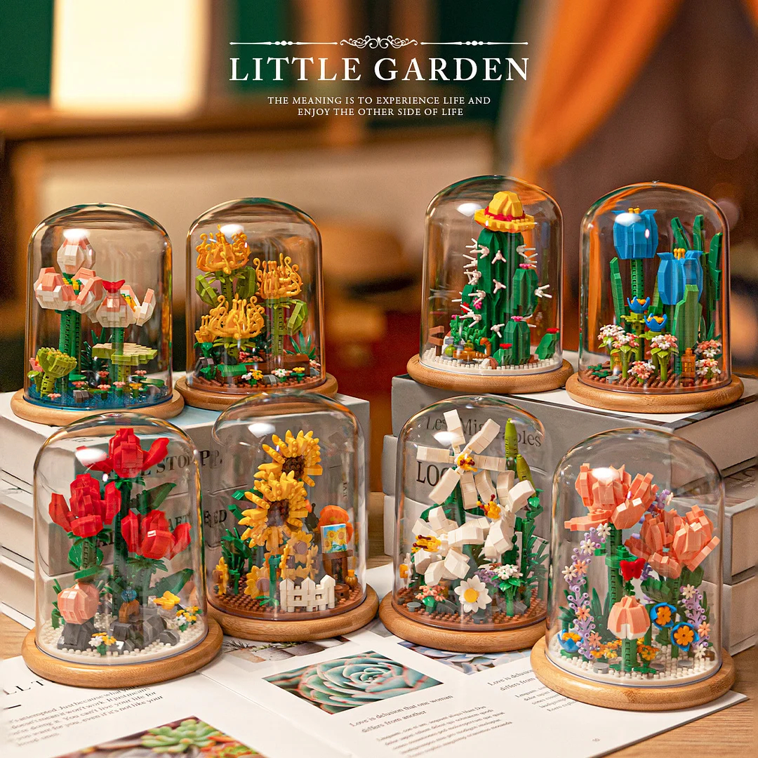 Flowers Bouquet Building Blocks Set