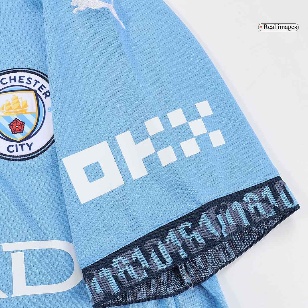 Manchester City Home Football Shirt Set (Shirt + Shorts + Socks) 2024/25
