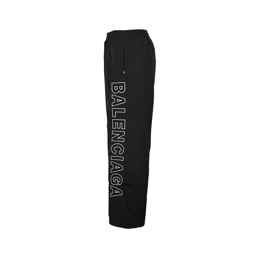 Balenciaga Embroidered Woven Nylon Trousers