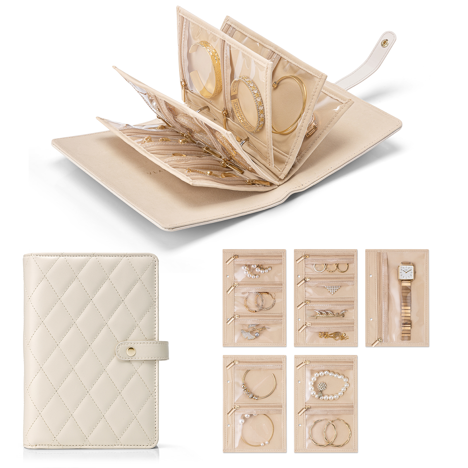 🔥ON SALE🔥Jewelry Storage Book Ring Binder