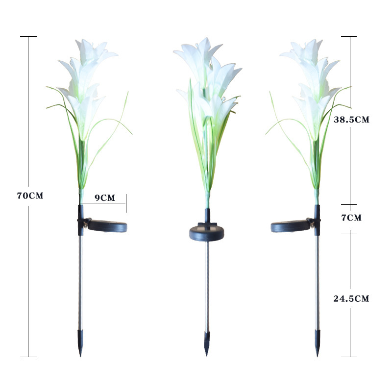 🔥Last Day 50% OFF🔥Waterproof Solar Garden Lily Flower Lamp - 1 PC 9.98 ¥ & Free Shipping