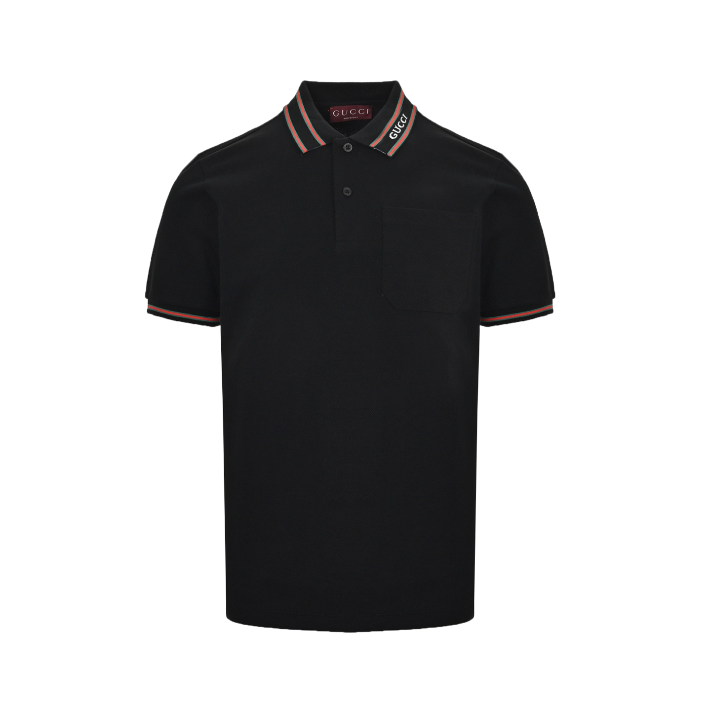 Gucci Polo Short Sleeve with Lettering Collar
