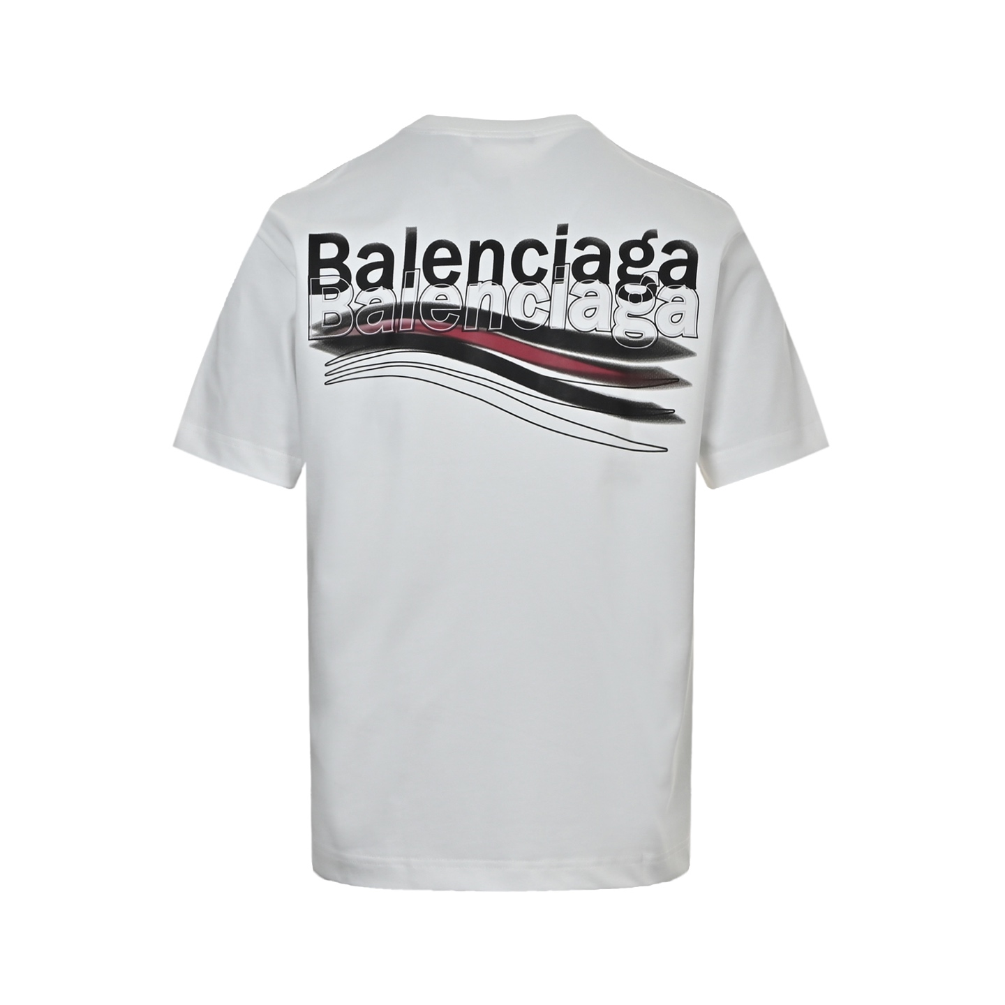 Balenciaga 25ss Coke multi-logo overlapping print short sleeves