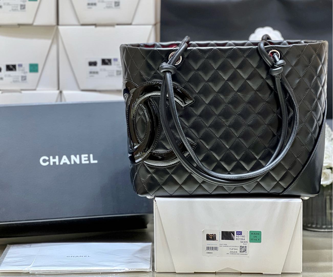 Chanel used Cambon tote A29795