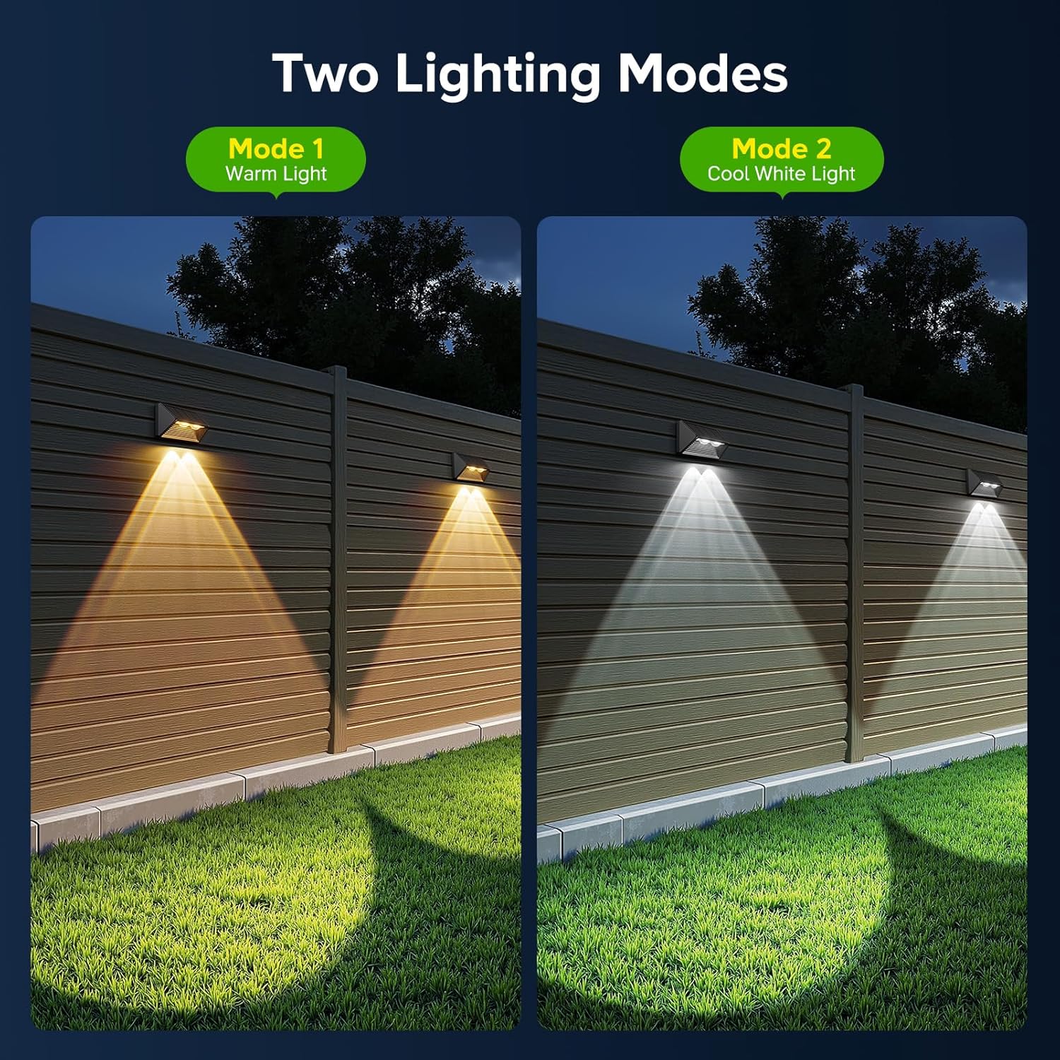 💖Last Day 49% OFF💖Solar Super Bright Lens LED Waterproof Fence Lights