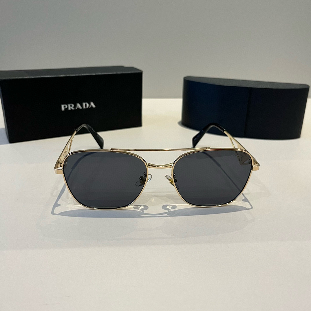 Prada round frame sunglasses