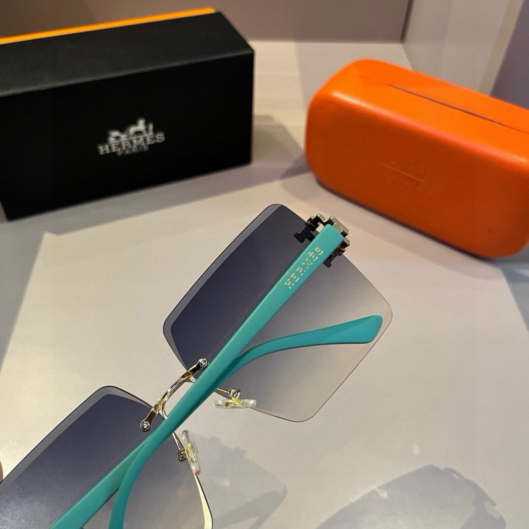 Hermes rimless sunglasses
