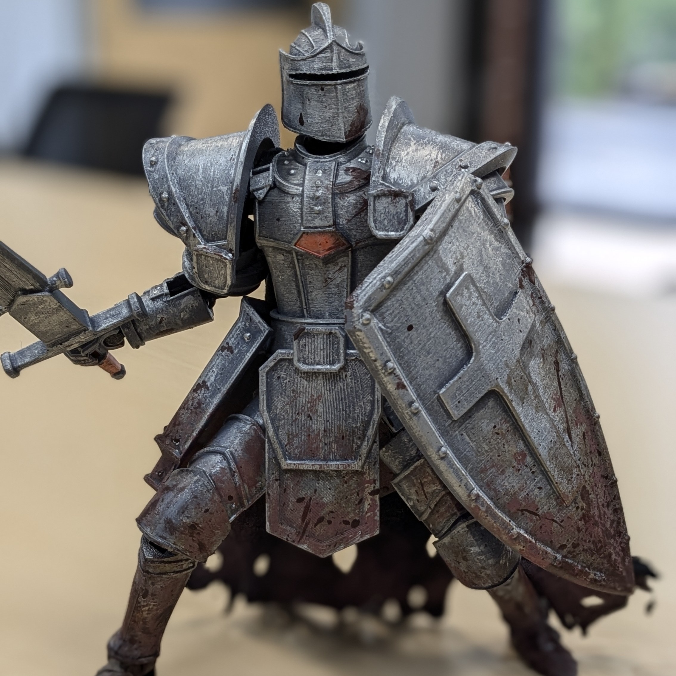 ⚔️🛡️DIY Medieval Heavy Plate Knight Strong Magnetic Removable Articulated Doll