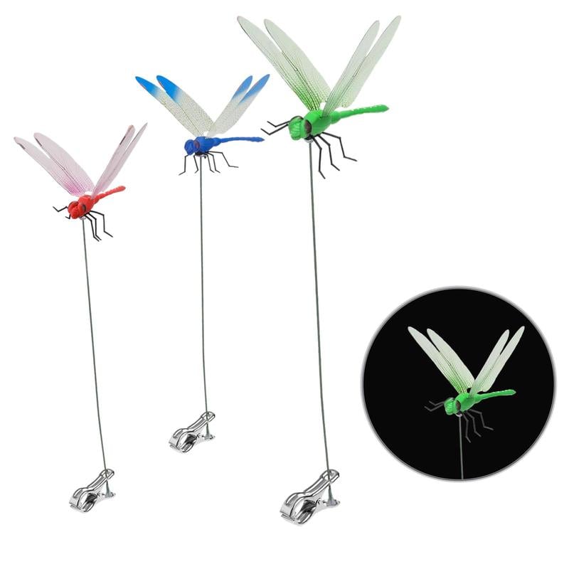 🔥LAST DAY ONLY 49% OFF-3 PCS Outdoor Fake Dragonfly Rod Clip