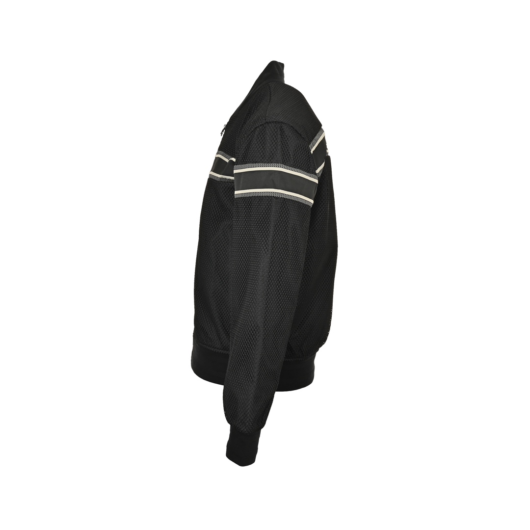 Dior 24Fw mesh webbing baseball jacket