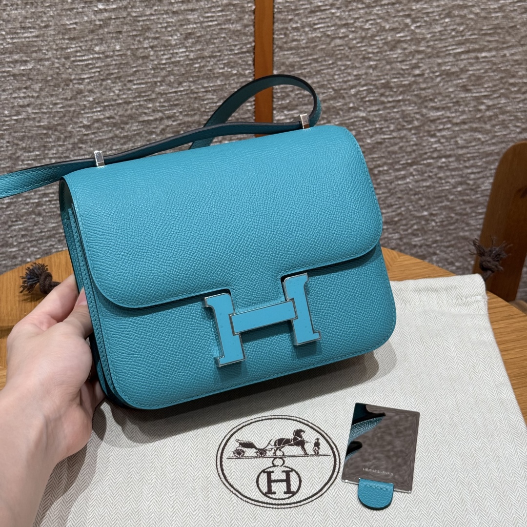 Hermès Constance 7FBlue paon handbag (handmade to order)