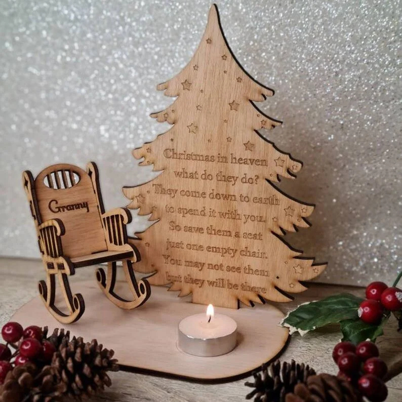 🎄Personalized Christmas Rocking Chair Ornament🎄