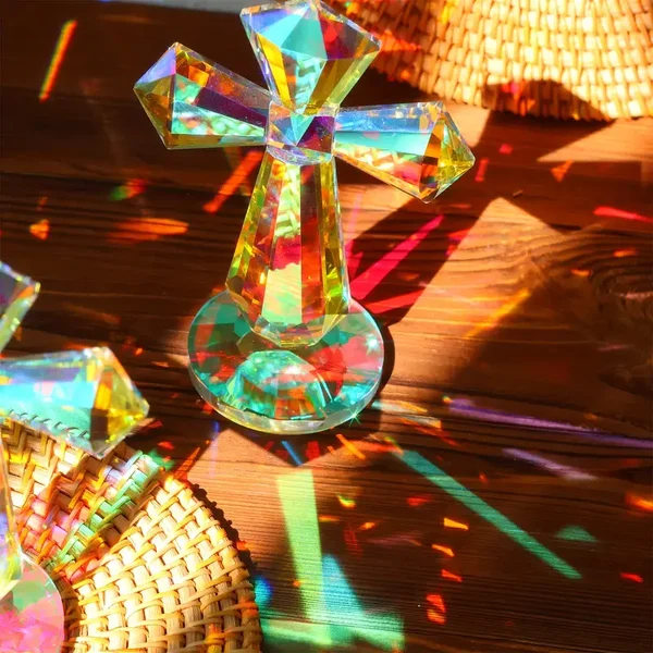 ON SALE🔥✝️💎 6 inch Crystal Cross Suncatcher-✨Buy 2 Get 10% OFF & Free Shipping