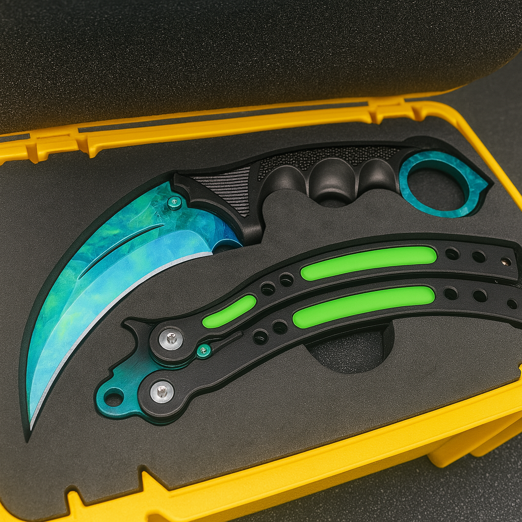 Doppler Butterfly Karambit Set