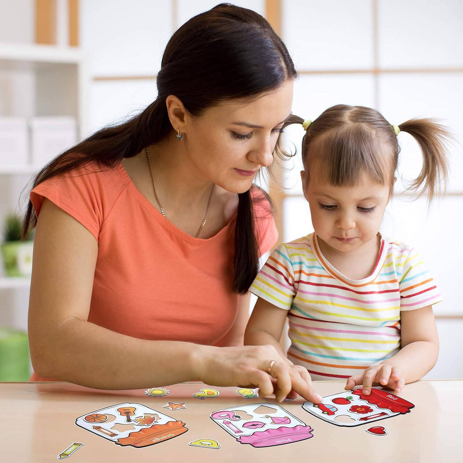 11 Pieces Color Recognition Magnetic Sorting Set