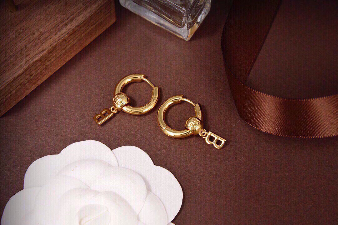 Balenciaga hoop earrings