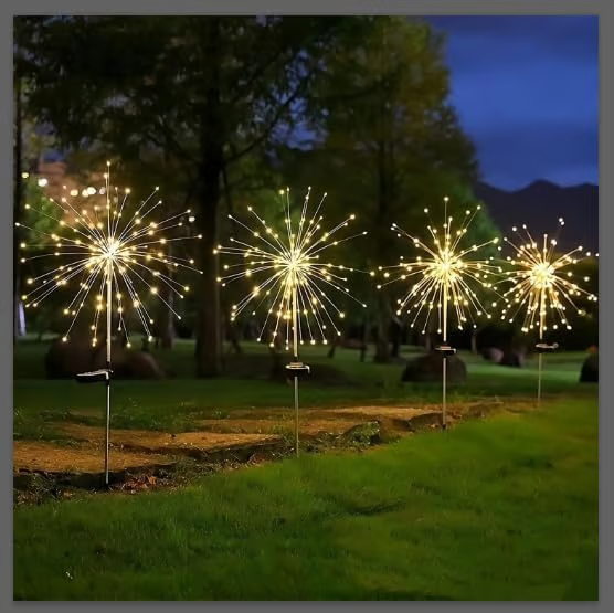 ❤️Last Day 49% OFF - 3PCS/SET Solar Powered Garden Fairy Lights