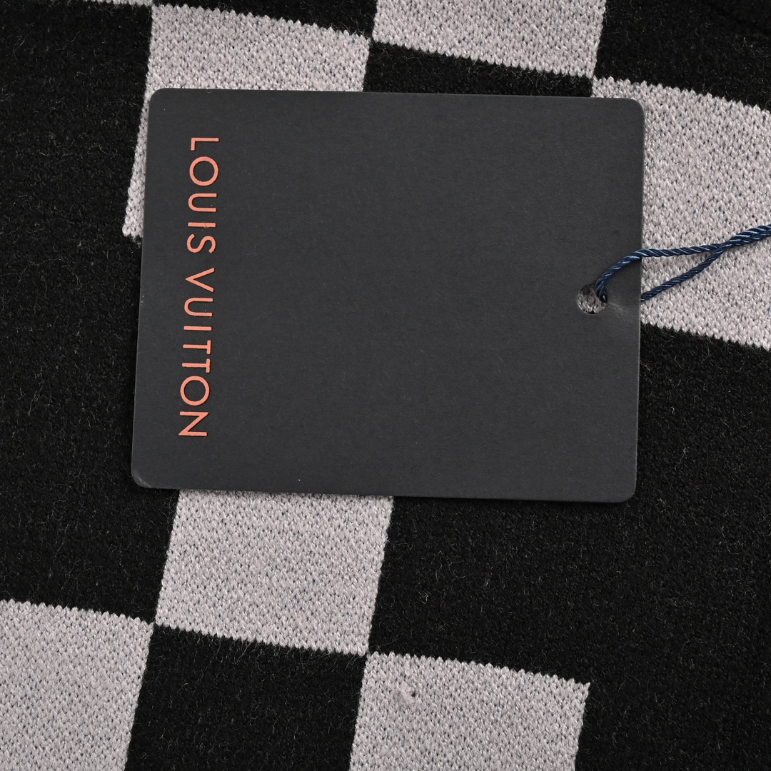 Louis Vuitton 24Fw mosaic jacquard sweater
