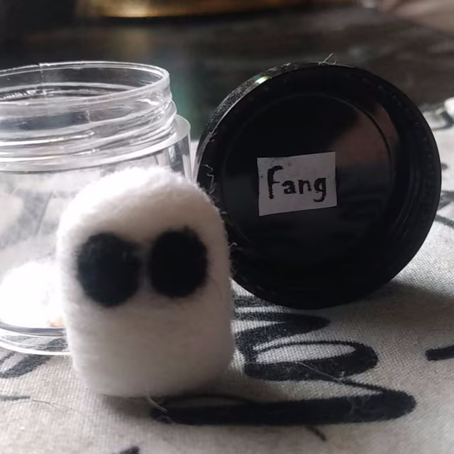 Tiny Ghost In A Jar | Adopt a Ghost