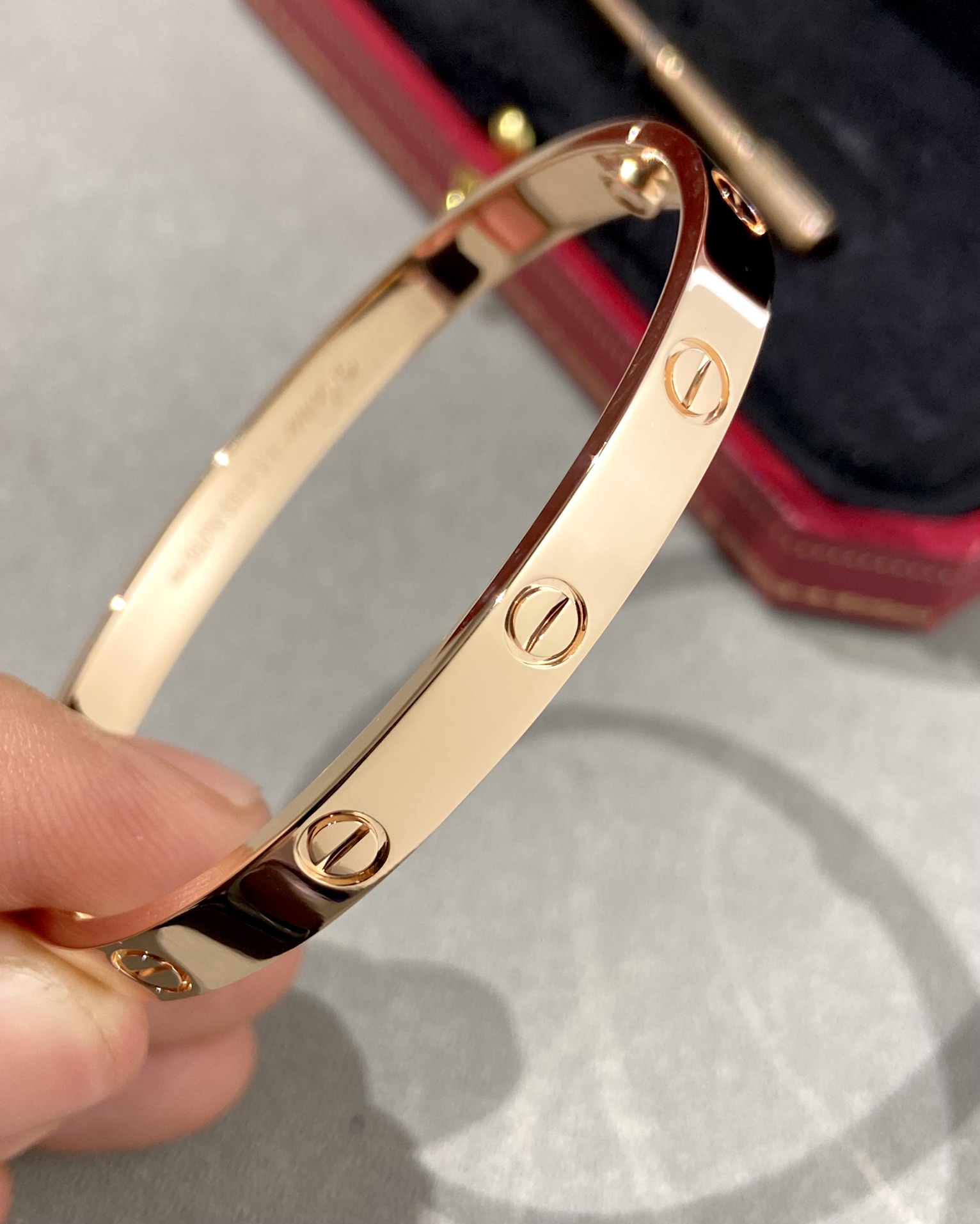 Cartier wide diamond-free bracelet