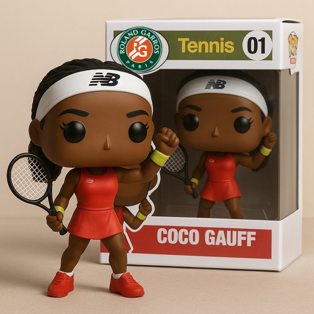 Coco Gauff 2025 French Open Champion POP! Figure