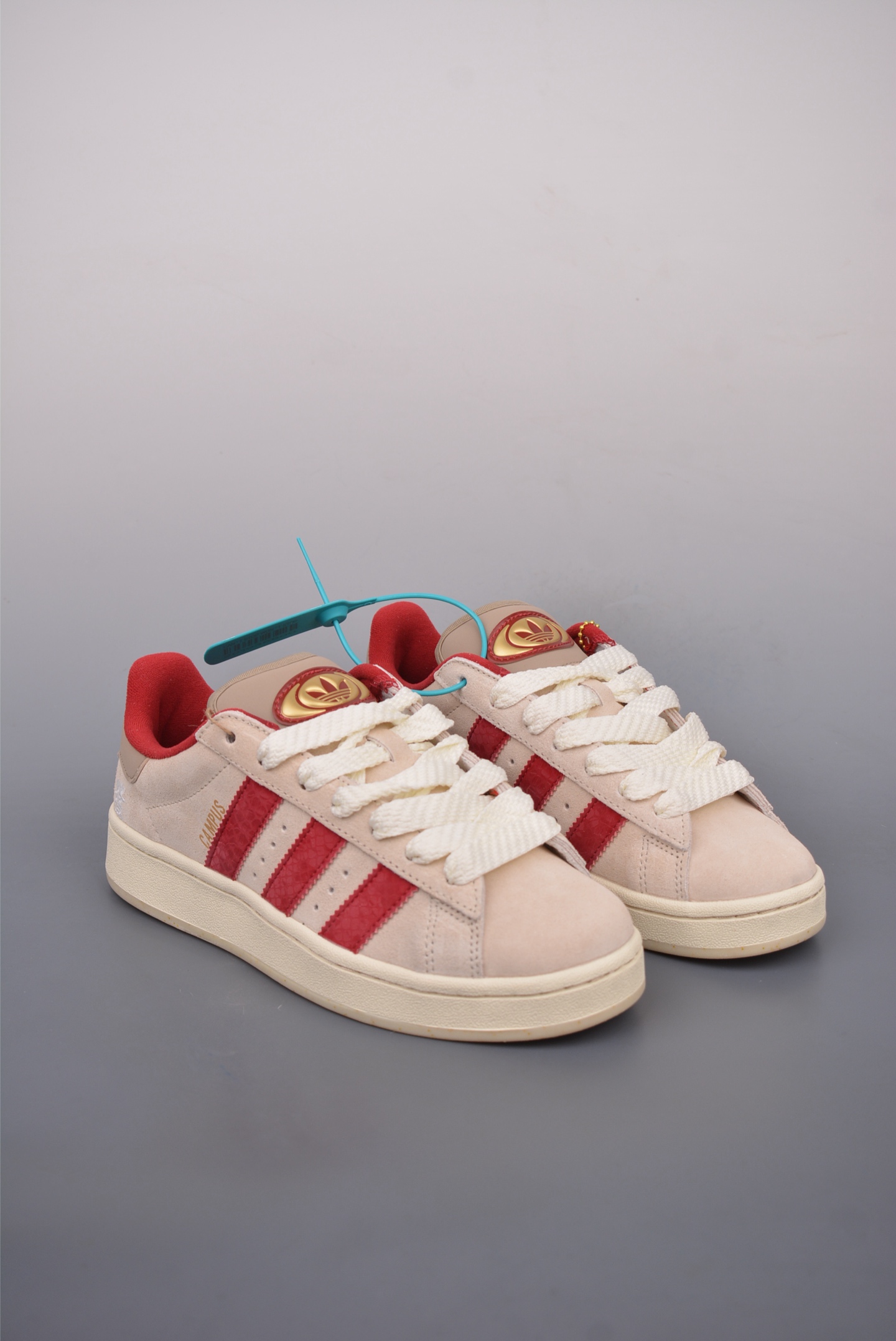 Adidas Originals Campus 00s Beige, White and Red JR0093