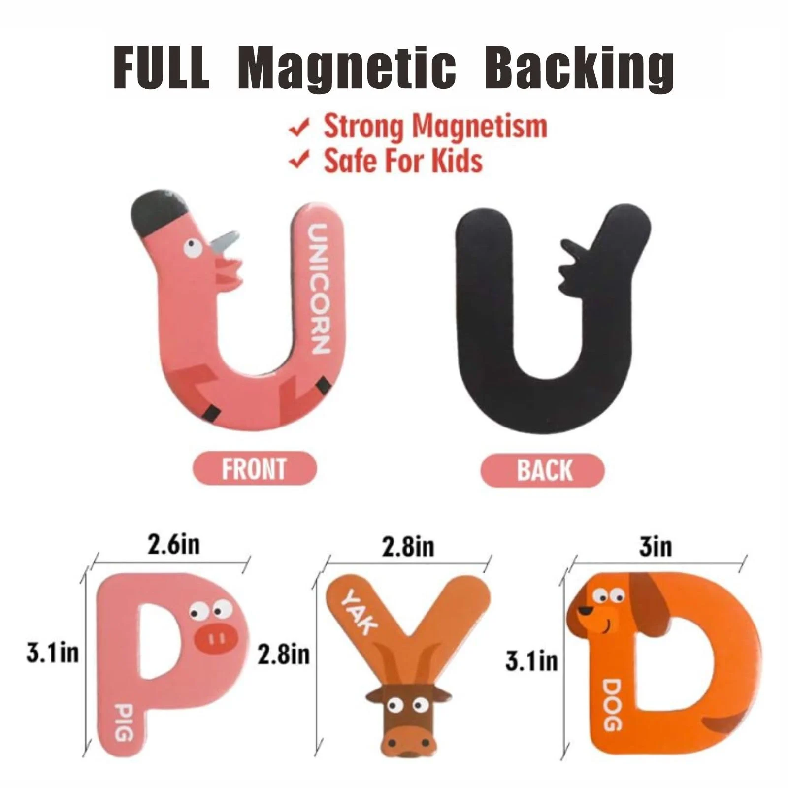 👍Last Day Promotion 50% OFF 💥 Animal-shaped Magnetic Alphabet ✨ BUY 2 FREE SHIPPING
